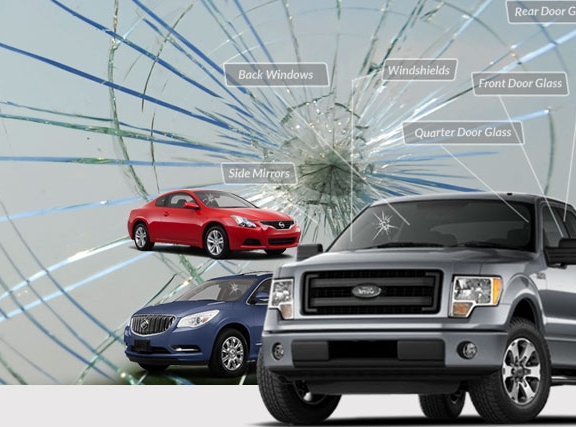 Image of several cars in need of a windshield replacement